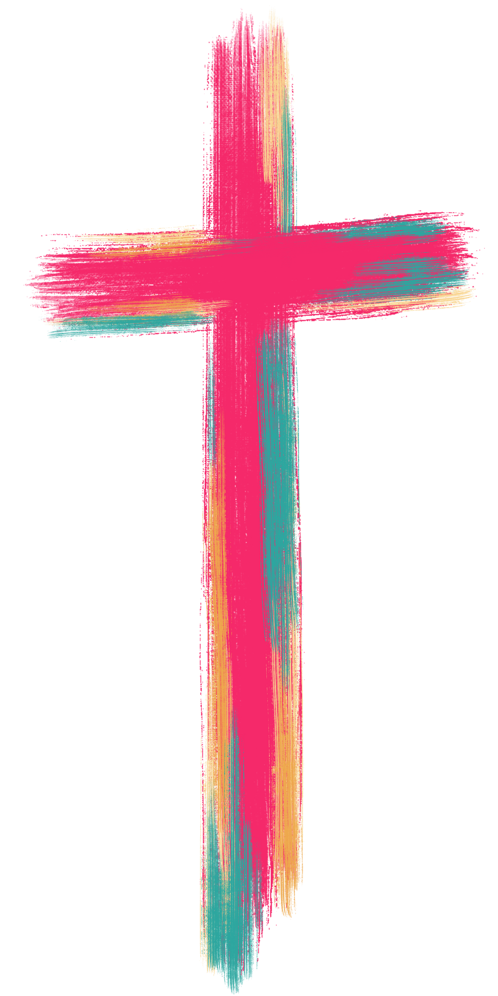 Jesus is the way, the truth and the life with a Cross for the sleeve DTF Print