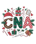 CNA Christmas DTF Print