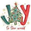 Joy to the world DTF Print