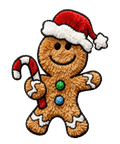 Gingerbread Man Christmas DTF Print