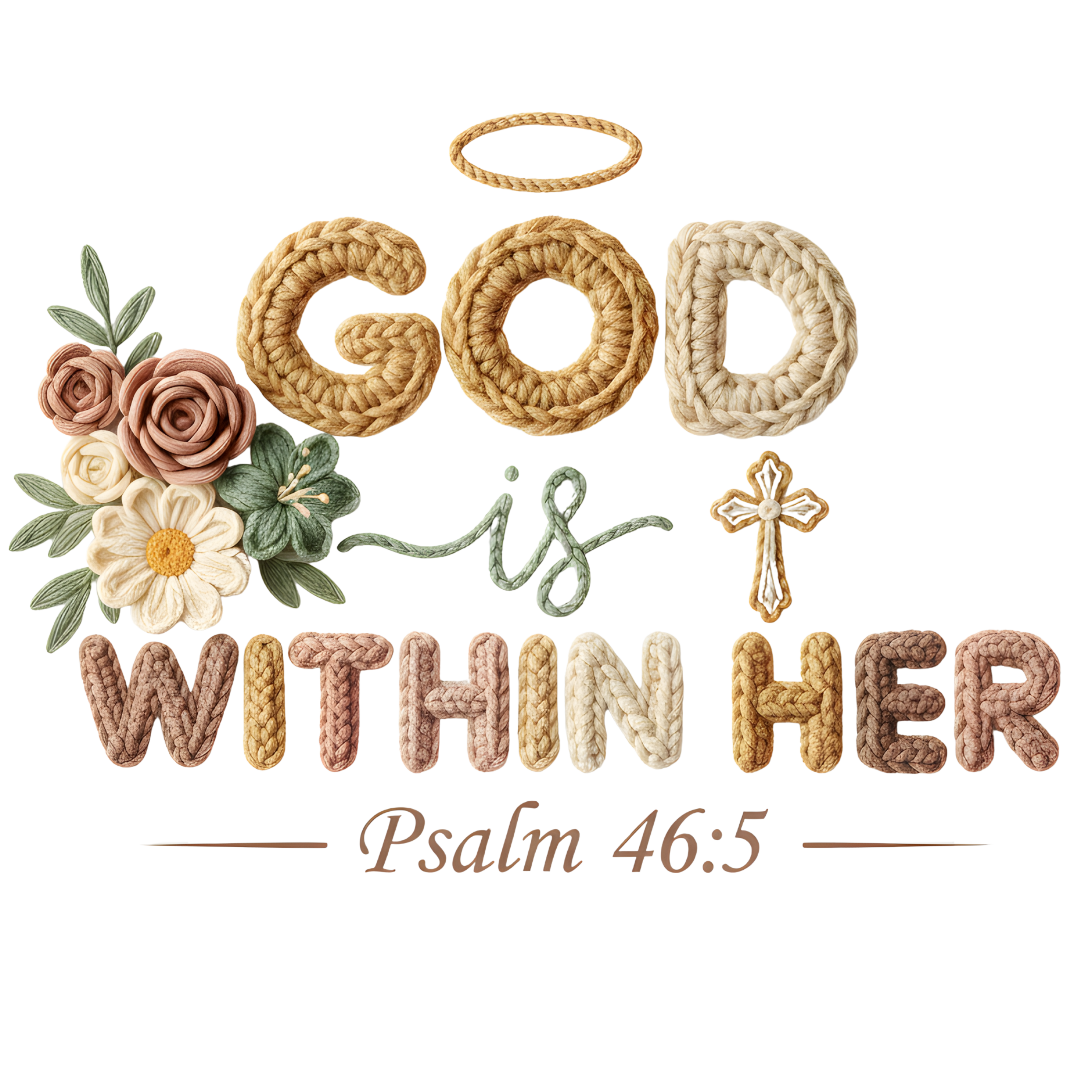Psalm 46:5 DTF Print