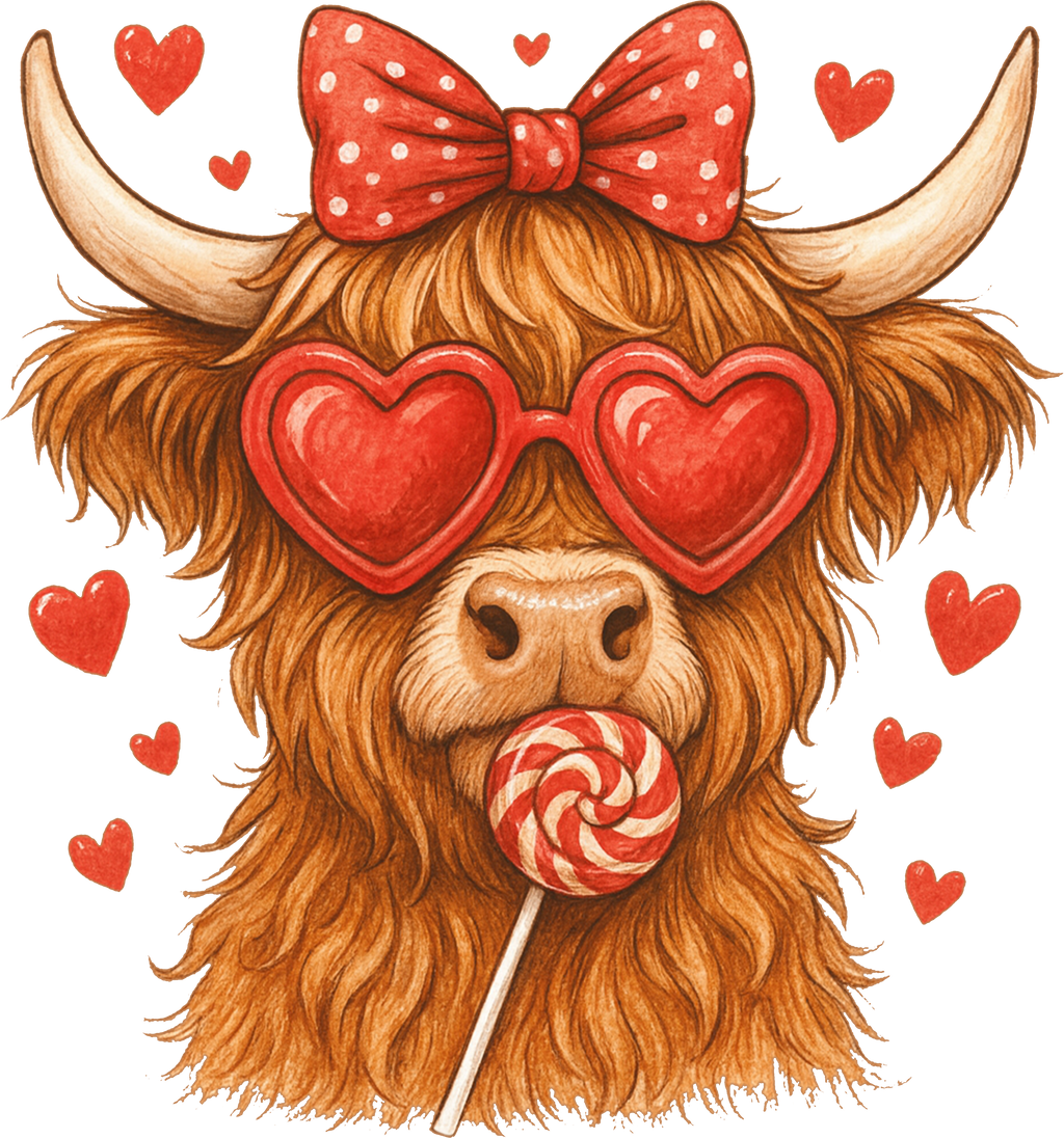 Jersey Cow DTF Prints