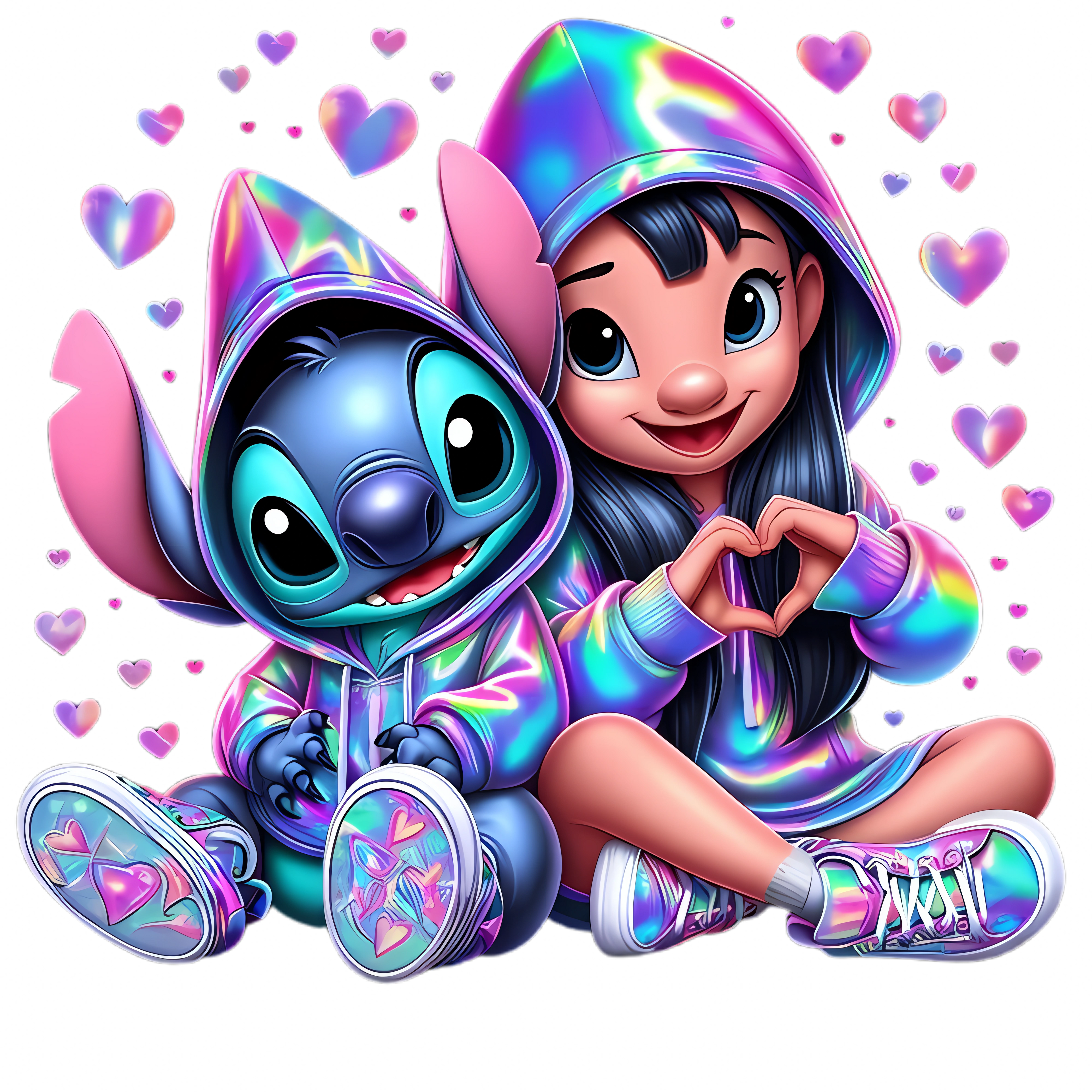 DTF Prints on XS to XL Hoodie $35