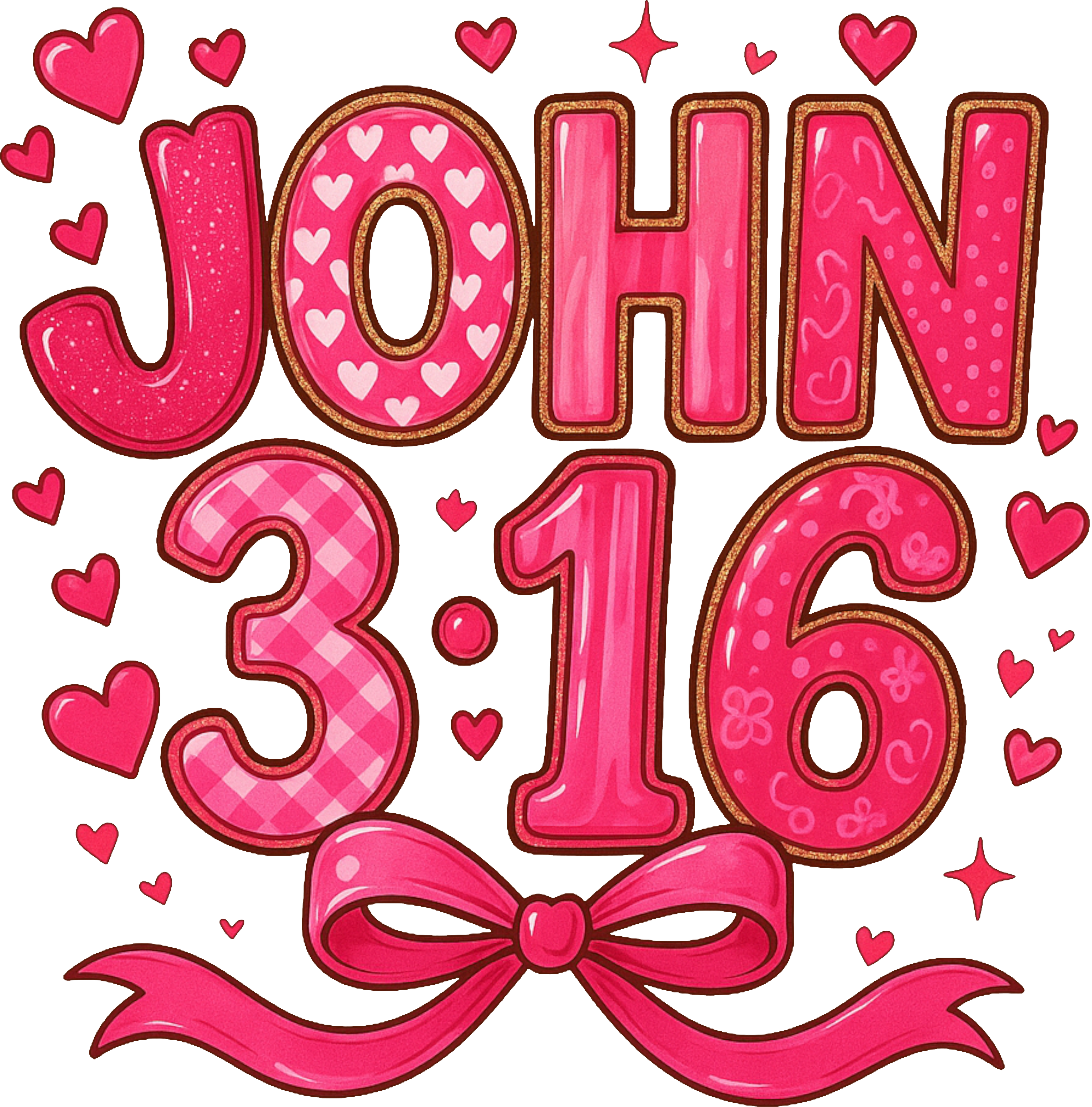 John 3:16 DTF Prints