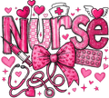 Nurse Valentine's Day DTF Print