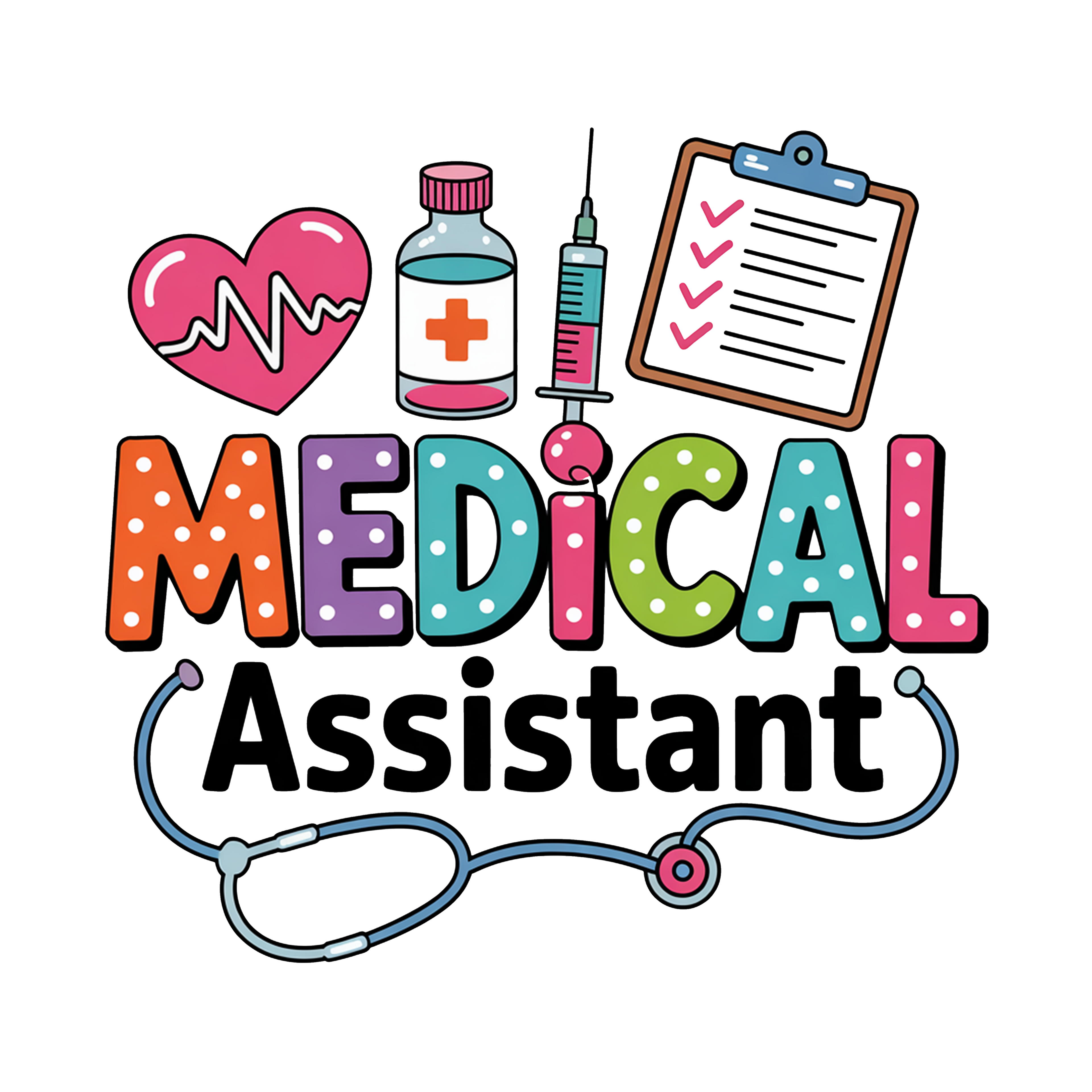 Medical Assistant DTF Print